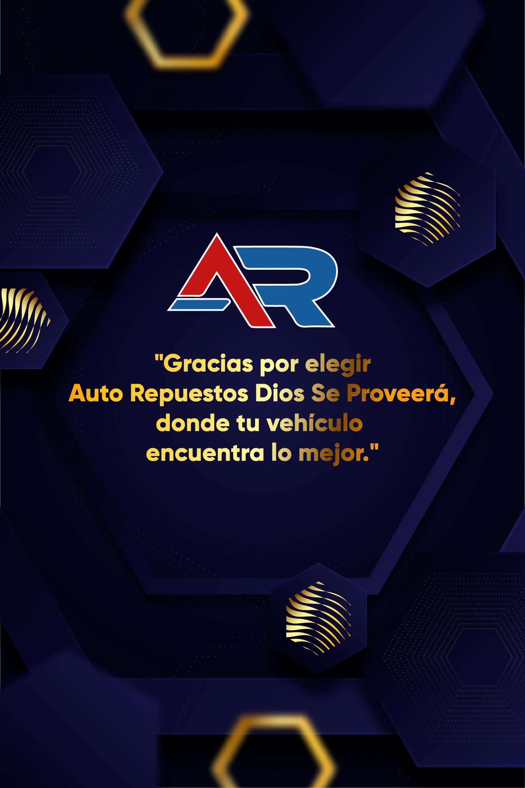 Gracias por elegir AutoRepuestos Dios Se Proveerá, donde tu vehículo encuentra lo mejor.